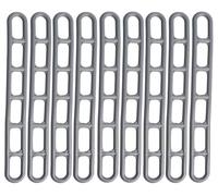 Etomvoop Lot de 50 sangles de tension en caoutchouc pour auvent de caravane extra robustes et résistantes aux vents/tempêtes avec 6 trous de montage ajustables