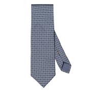 Eton - Cravate en Soie Bleue Géométrique - Homme - Accessoires - Bleu - Taille: ONE Size