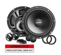 Eton Pow 20 + 2-Wege Composants Système 20 CM / 8 Pouces,Auto Haut-Parleur 120 W