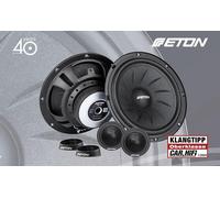 Eton Pra 16 - Système de Composants de 16,5 cm / 6,5", Haut-Parleur de Voiture, système Audio avec 100 W, 1 Paire