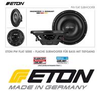 Eton PW10Flat 25Cm 10" Pouces Subwoofer Haut-Parleur Plat Pour Boîtier Côté