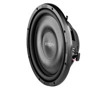 ETON PW 12 Flat - Caisson de basses puissant et plat 30 cm / 12" - Basses pour voiture - Avec aimant en ferrite - 2 x 2 ohms - 2 x 350 W