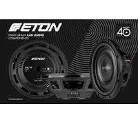 Eton Pw 10 Plat 25 CM Flachsubwoofer Châssis 2 x 2 Ohm, 10 " Subwoofer 600 Watt