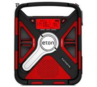 Eton Radio d'urgence Eton Quest avec Bluetooth, Panneau Solaire et manivelle - Dab Plus -AM-FM-SW-WB, Charge USB, Lampe Torche LED et éclairage d’Ambiance, résistant aux éclaboussures