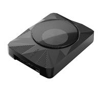 ETON USB 10 AR - Caisson de basses actif très compact de 25 cm/10" pour voitures et camping-cars - Basse sous-siège active puissante avec amplificateur, woofer à longue course - 350 W