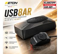 Eton USB8AR 20 CM under-Seat Bass Active 20cm (8 ") Compact Subwoofer 160W