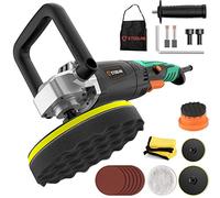 ETOOLAB Polisseuse Voiture, Lustreuse Voiture [Professionnelle] 7 Vitesses Variables, 22pcs, 152/178mm polissage Pad, 1200W Beauté Automobile Professionnelle, pour Le Polissage, Cirage, Ponçage