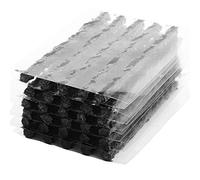 ETOPARS 30 pièces Réparation de Pneus sans Chambre Bande Crevaison Kit Cordes Prise Courant Caoutchouc Outil Rétablissement Voiture Noir 200mm x 6mm