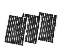 ETOPARS 30 pièces Réparation de Pneus sans Chambre Bande Crevaison Kit Cordes Prise Courant Caoutchouc Outil Rétablissement Voiture Noir 200mm x 3.5mm