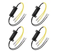 ETOPARS 4 pièces 12V 21W Résistance Adaptateur Moto Clignotant Indicateur LED Résistance Charge Flash Clignotant Correction Erreur Réparation