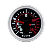 ETOPARS 52mm Pointeur de Moteur Voiture Auto Kit de Jauge Turbo Boost Suralimentation PSI Indicateur Lumineux LED Blanc Brillant Universel Fumée Teinte Len