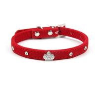 ETOPARS Collier de Chat avec Strass, Colliers Réglable avec Rivets