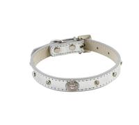 ETOPARS PU Couronne Strass Collier pour Chiots, Colliers de Chiens à Rivet