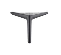 ETOPARS Remplacement de meubles pieds triangle en métal armoire vanité canapé chaise banc,pack de 2(Noir,20cm)