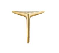 ETOPARS Remplacement de meubles pieds triangle en métal armoire vanité canapé chaise banc,pack de 2(Golden,20cm)
