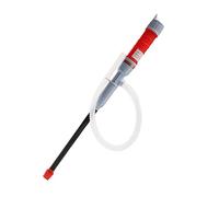 ETOPARS Rouge Electrique Pompe à Siphon de Transfert Batterie Liquide l'eau Pompe à Piles Tuyau de Siphon Essence Gaz Carburant Pompe Main Aspiration