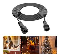 Etopgo Rallonge de guirlande lumineuse de 10 m, 2 broches, câble d'extension étanche IP65, pour guirlandes lumineuses globes G40, guirlande lumineuse solaire, guirlande lumineuse sphérique