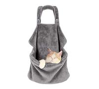 Etophigh Sac de Couchage pour Animal de Compagnie Tablier en Polaire sur l'épaule Portable Sac de Couchage pour Chien et Chat