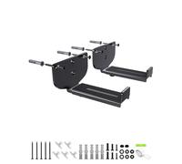 Etour Support Mural Universel pour Enceintes - Support Mural Universel pour Barre de Son, Réglable en Profondeur : 7 cm à 16,5 cm