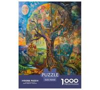 étrange Gros Arbre Puzzle 1000 Pièces Educa Jouet en Bois Divertissement Créatif Décoration Intérieure Jeu Éduchatif Challenge Toy Adultes & Enfants des 14 Ans 70x50cm/1000pcs
