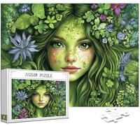 Étrange Puzzle 1000 Pièces Adultes, DIY Puzzle Femme Couleur Puzzles, Jigsaw Jeu éducatif effrayant, Ddifficile pour Adultes avec Emballage Cadeau for Decoration Chambre Murale, Cadeau Homme, Model300