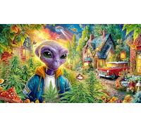 étranger Puzzle 1000 Pièces pour Adultes - en Carton Recyclé pour la Décoration 38x26cm/1000pcs