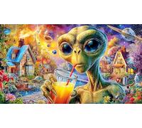 étranger Puzzle pour Adultes - 1000 Pièces en Carton Recyclé pour la Décoration 75x50cm/1000pcs