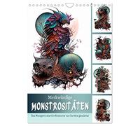 Étranges monstruosités, Version française (Calendrier mural 2026 DIN A4 portrait), Calendrier CALVENDO mensuel