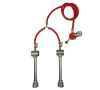 Étrangleur d'air pour forge à gaz, poêle à gaz, forge, maréchal-ferrure, couteaux, ferrures métalliques, butane, propane, GPL, brûleur à gaz avec régulateur