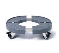 ETRAVEL Chariot à plantes avec roulettes réglables de 38 à 50 cm, très résistant - Capacité de charge de 190 kg - Pour intérieur et extérieur - Grand chariot avec roulettes - Plateau à roulettes