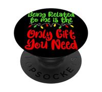 Être apparenté à Moi est Tout ce Dont tu as Besoin pour Un Noël drôle PopSockets PopGrip Adhésif
