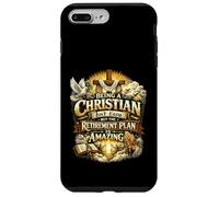 Être chrétien n'est Pas Facile mais Un Plan de Retraite est Coque pour iPhone 7 Plus/8 Plus