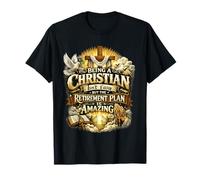 Être chrétien n'est Pas Facile mais Un Plan de Retraite est T-Shirt