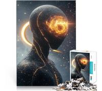 Être Extraterrestre Cosmique Puzzles de 1000 pièces pour Adultes défi éducatif Chaque pièce est Unique - Jeu Familial Stimulant et Amusant 38x26cm