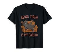 Être fatigué, C'est Mon canapé Cardio Patate Pig T-Shirt