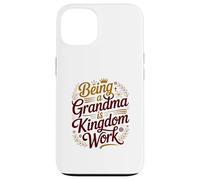 Être Grand-mère, C'est l'œuvre du Royaume, la Grand-mère, la Famille, chrétienne Coque pour iPhone 13