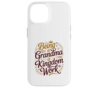 Être Grand-mère, C'est l'œuvre du Royaume, la Grand-mère, la Famille, chrétienne Coque pour iPhone 14