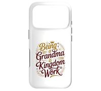 Être Grand-mère, C'est l'œuvre du Royaume, la Grand-mère, la Famille, chrétienne Coque pour iPhone 17 Pro