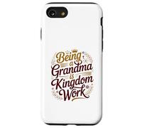 Être Grand-mère, C'est l'œuvre du Royaume, la Grand-mère, la Famille, chrétienne Coque pour iPhone SE (2020) / 7/8