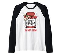 Être Grand-mère, C'est ma Famille de Grands-Parents la Plus drôle Manche Raglan