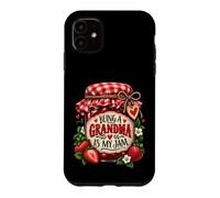 Être Grand-mère, C'est Mon Truc, Une Grand-mère drôle aux Fraises Coque pour iPhone 11