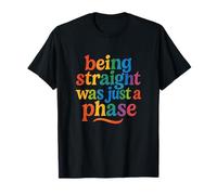 Être hétéro n'était qu'une Phase LGBTQ+ Parade Gay Pride Meme T-Shirt
