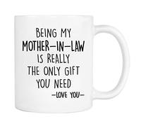 Être Ma Belle-Mère Est Le Seul Cadeau Dont Tu Aies Besoin. Tasses À Thé Pratiques Tasse Céramique Mug Pour Cuisine Bureau Cacao 330Ml