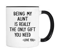 Être Ma Tante Est Le Seul Cadeau Dont Tu Aies Besoin. Mug À Café Humour Tasse À Café Modernes Mug Pour Cuisine Bureau Maison 330Ml