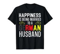 Être marié à Un Mari Allemand, épouse, Drapeau de l'Allemagne T-Shirt Graphique avec Valeur