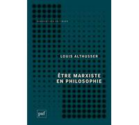 Être marxiste en philosophie