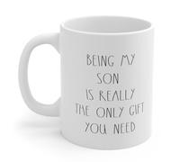 Être Mon Fils, C'Est Vraiment Tout Ce Dont Tu As Besoin. Tasses Avec Poignée Tasse À Café Impression Tasse 330Ml Pour Petit Déjeuner Collègue Ami