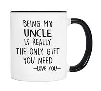 Être Mon Oncle Est Le Seul Cadeau Dont Tu Aies Besoin. Tasse Jolis Mug À Café Humour Tasse À Café Pour Travail Boissons Chaudes Cappuccino 330Ml