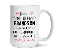 Être Mon Petit-Fils Me Semble Tasse À Café Unique Tasse À Thé Drôle Mug Idée Cadeau Pour Anniversaire Collègue Noël 330 Ml