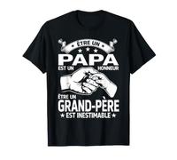 Être Papa Est Un Honneur, Être Grand-père Inestimable T-Shirt